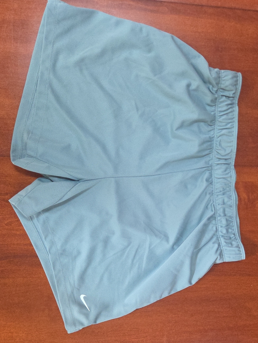Nike Womens Light Teal Athletic Shorts
